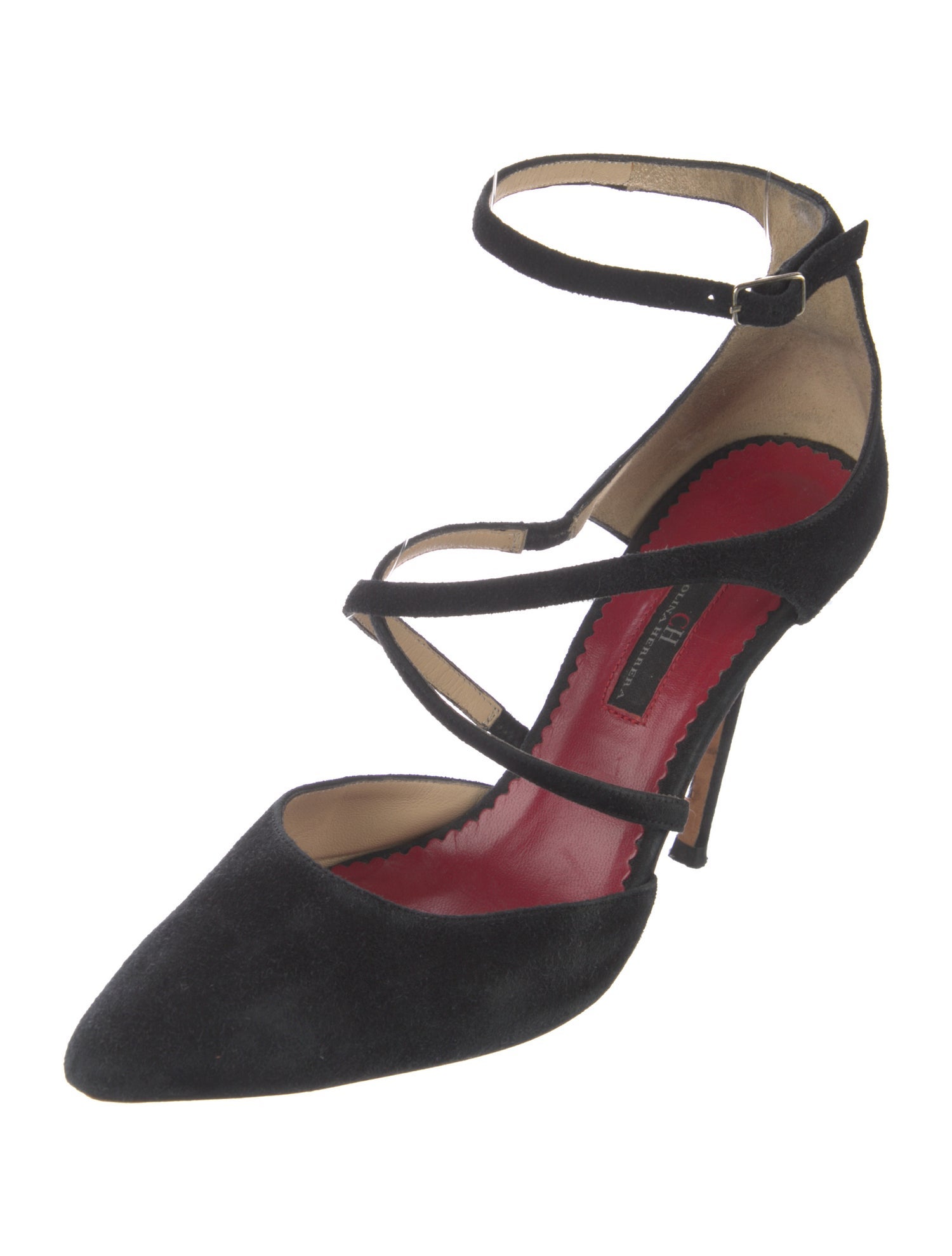 Carolina Herrera Suede Sandals