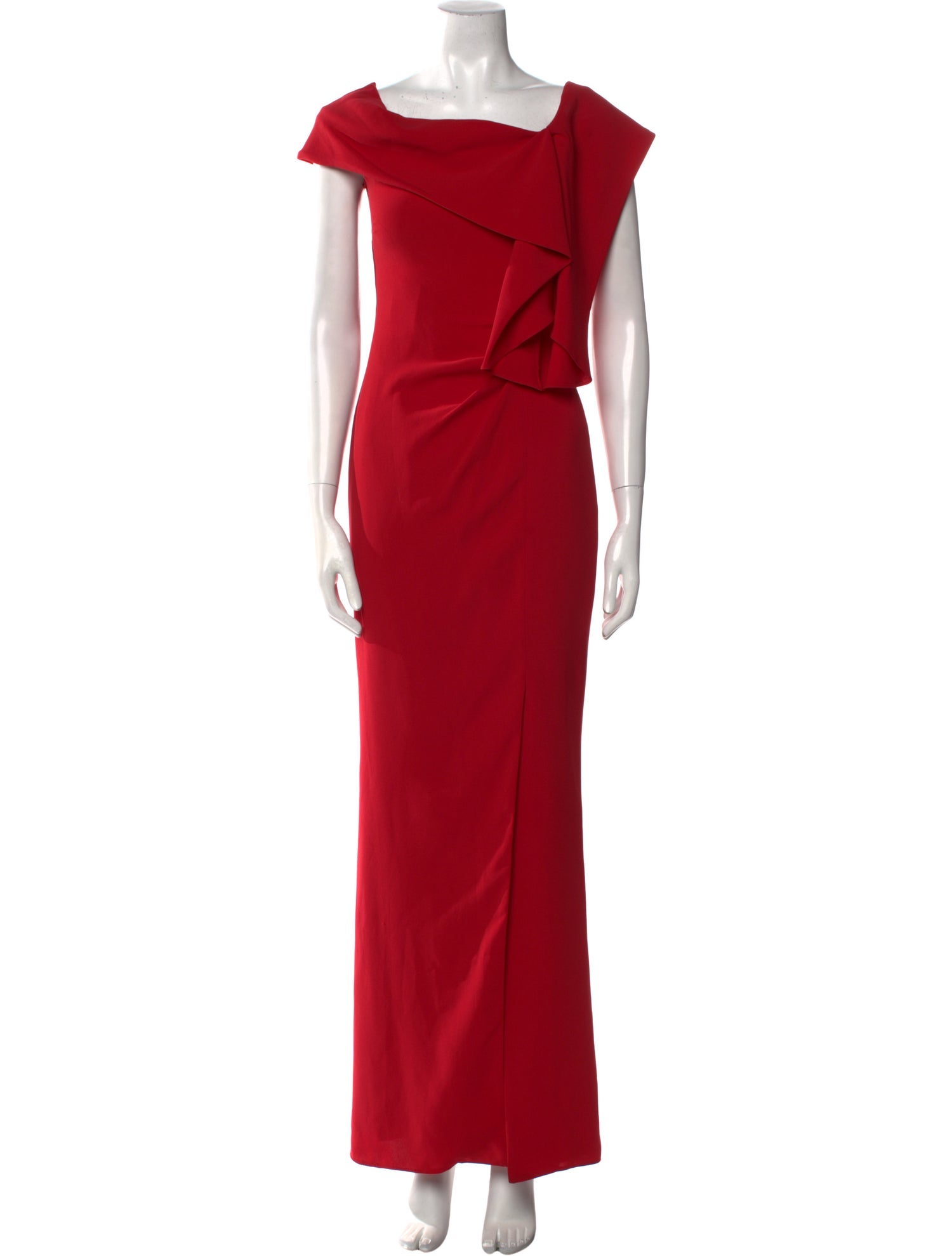 CH Carolina Herrera Cowl Neck Long Dress