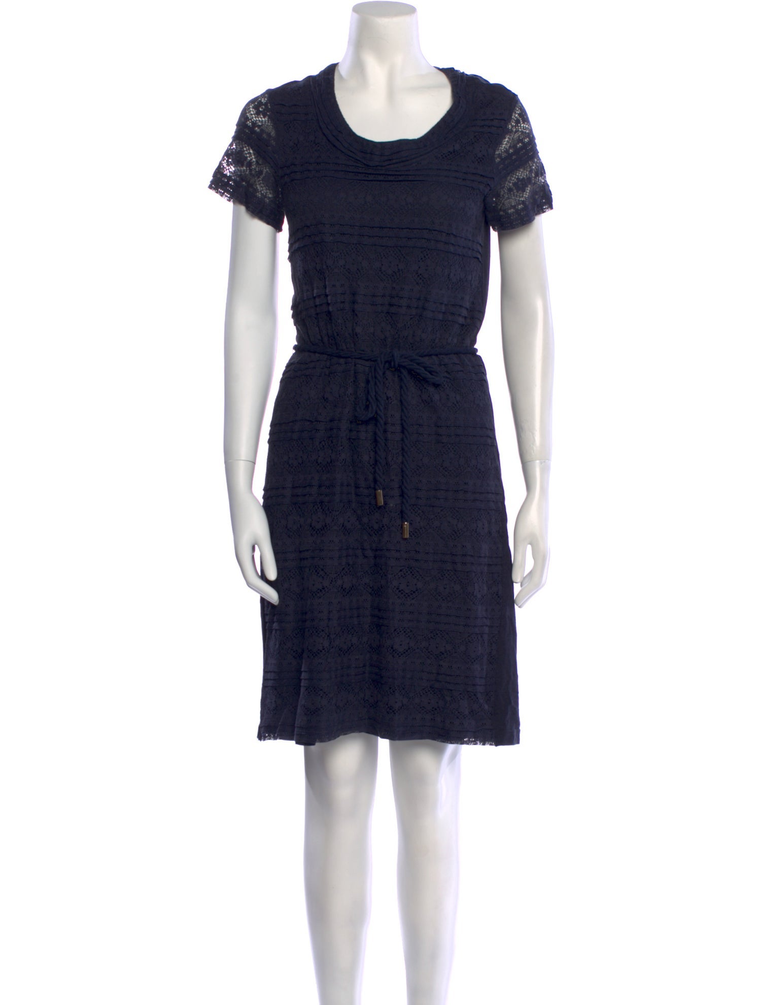 Carolina Herrera Scoop Neck Knee-Length Dress