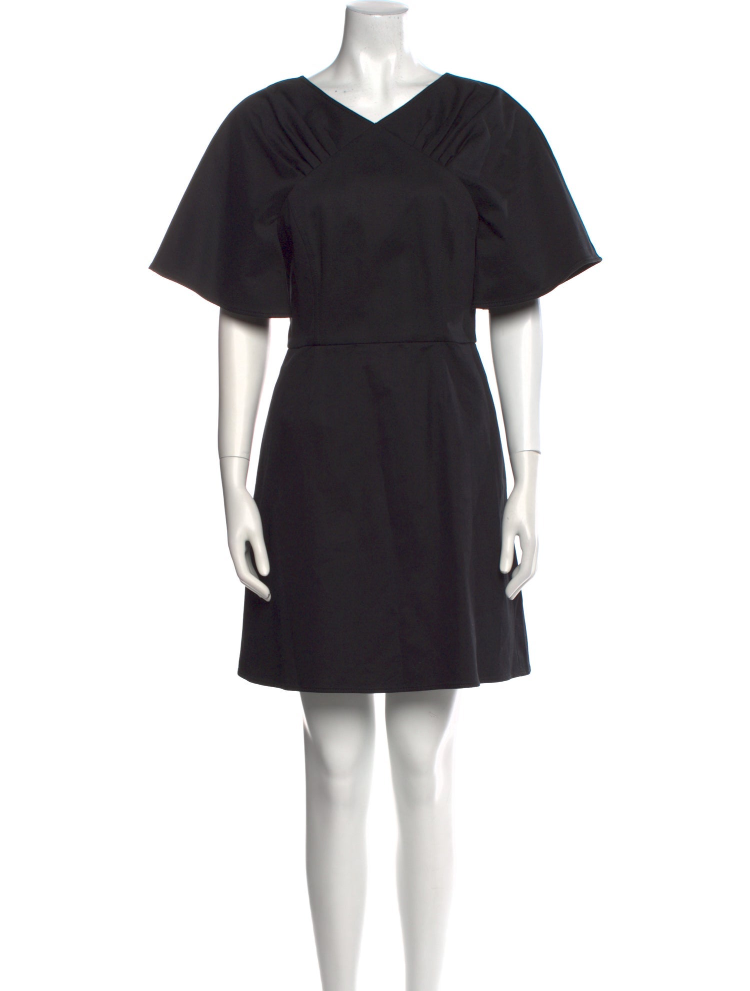 Carolina Herrera V-Neck Mini Dress