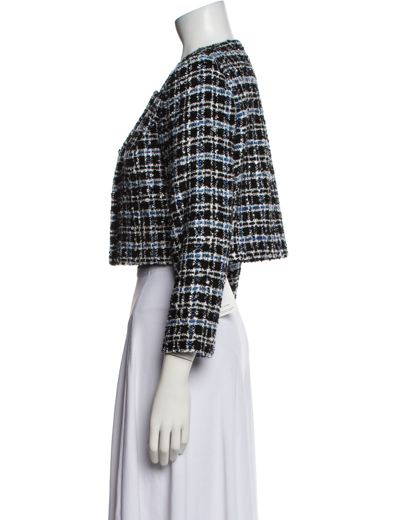 Carolina Herrera Tweed Pattern Evening Jacket w/ Tags