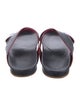 Carolina Herrera Leather Slides