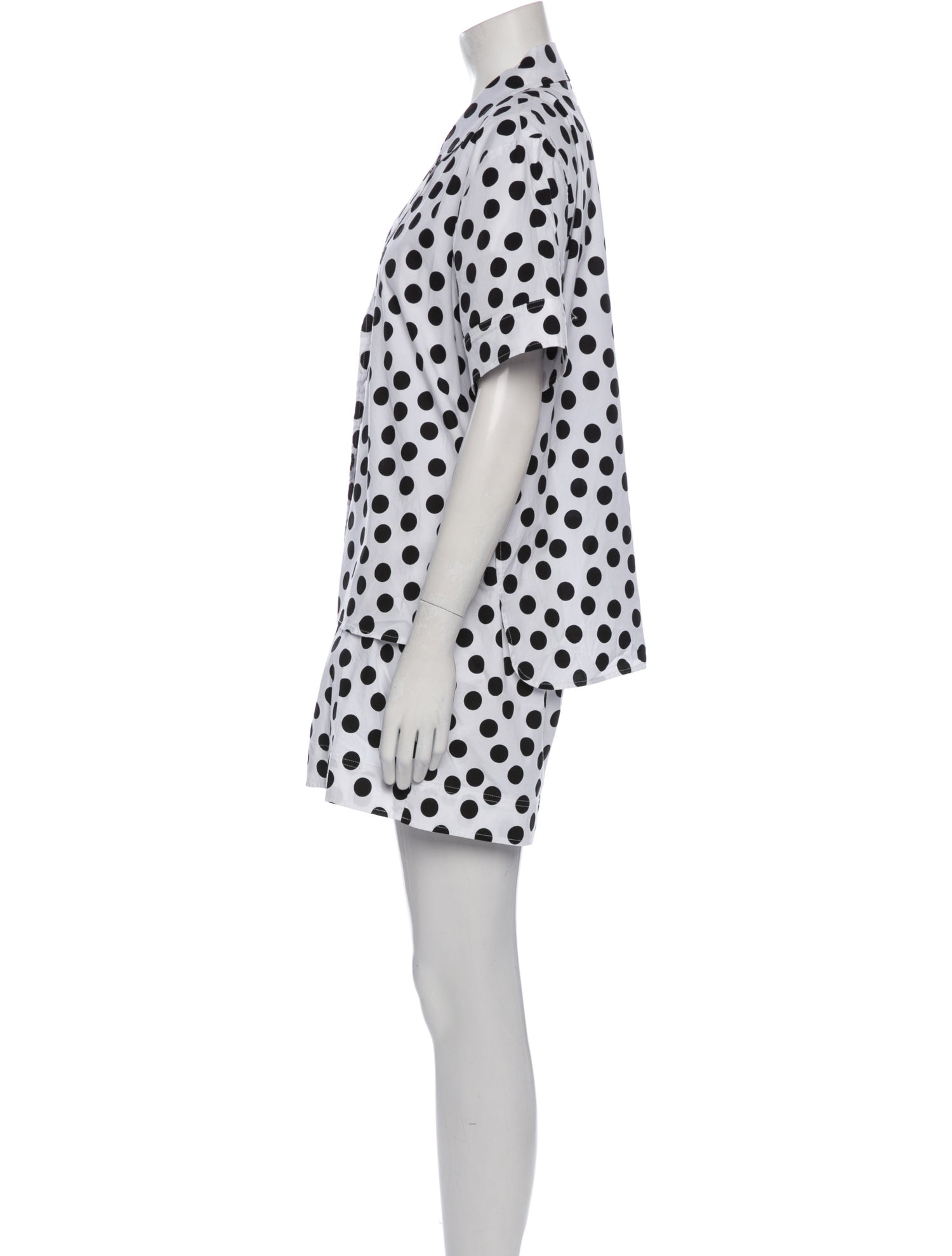 Carolina Herrera Polka Dot Print Short Set