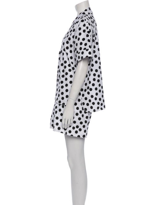 Carolina Herrera Polka Dot Print Short Set