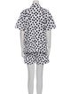 Carolina Herrera Polka Dot Print Short Set