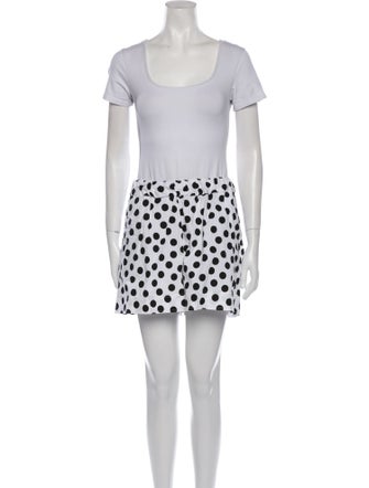 Carolina Herrera Polka Dot Print Short Set