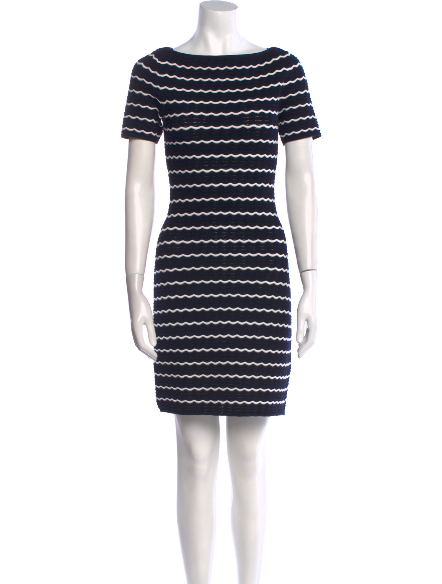 Carolina Herrera Striped Mini Dress