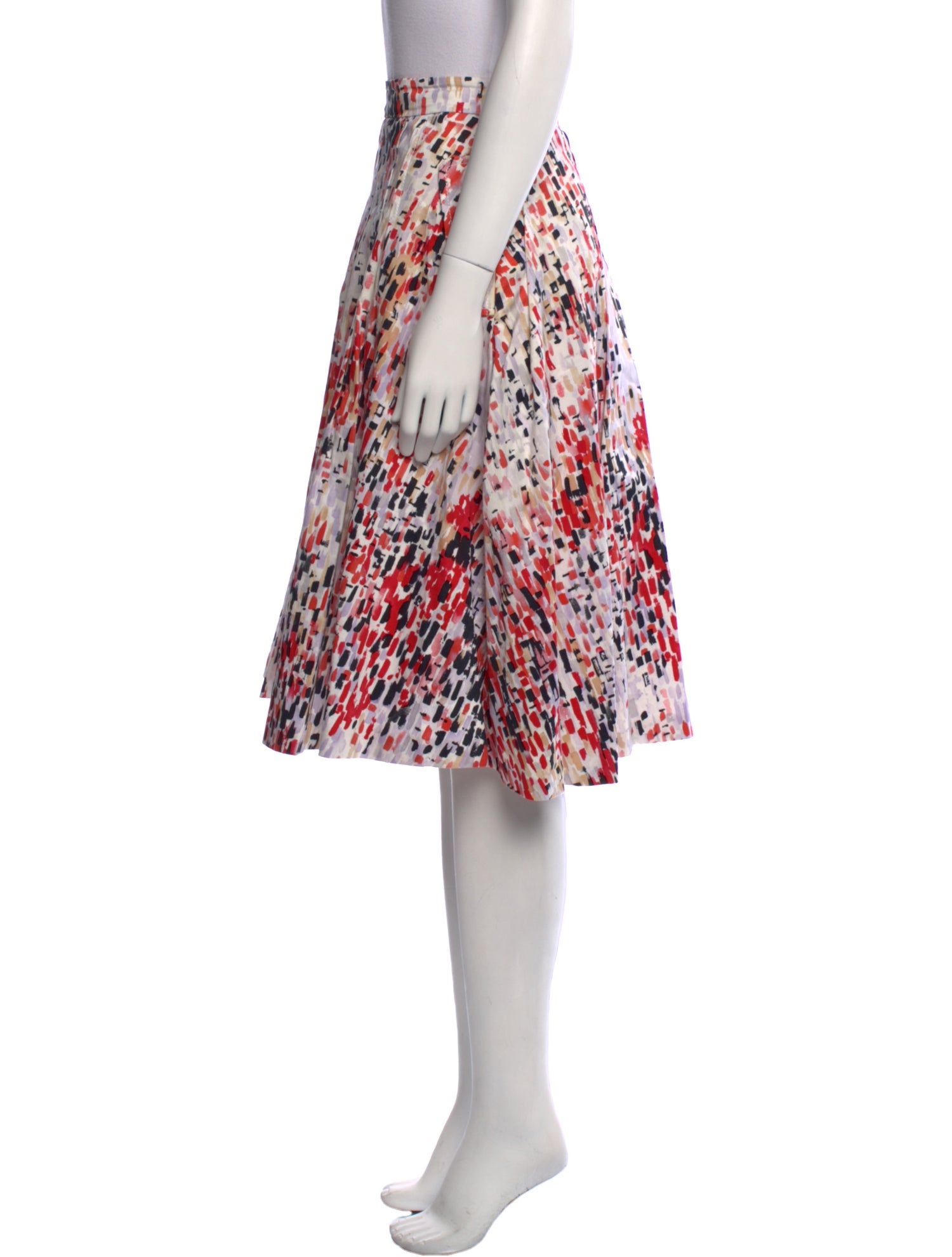 Carolina Herrera Animal Print Knee-Length Skirt