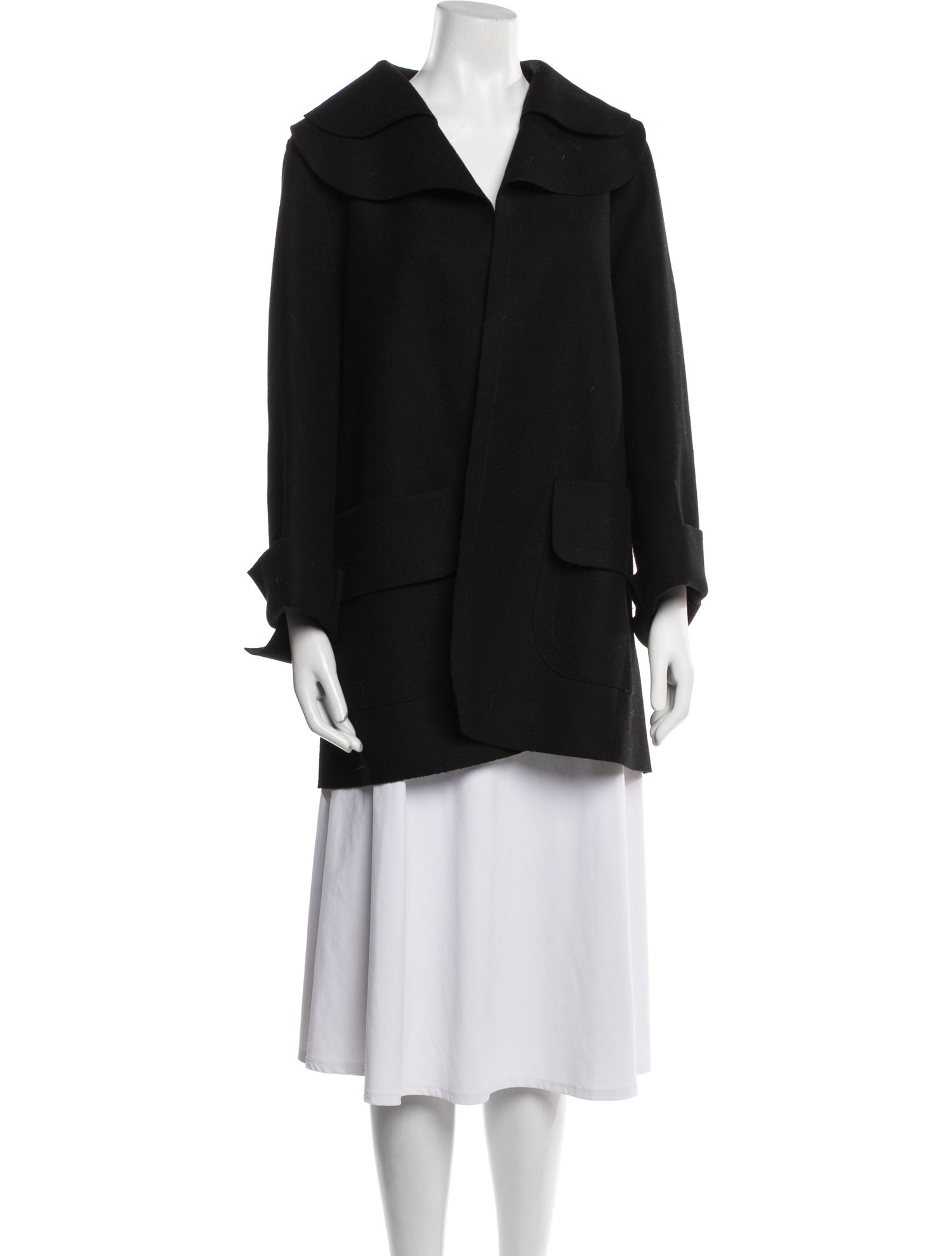 Carolina Herrera Virgin Wool Coat
