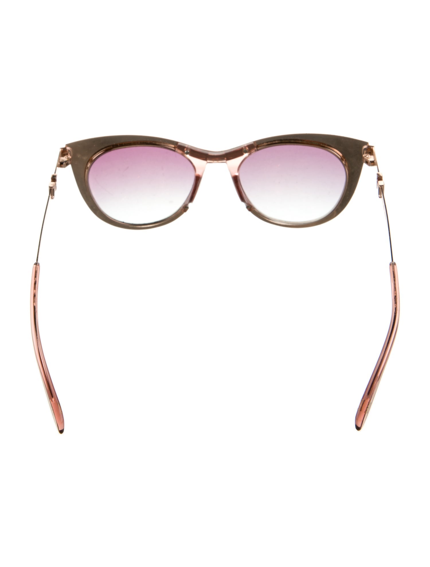 Carolina Herrera Cat-Eye Mirrored Sunglasses