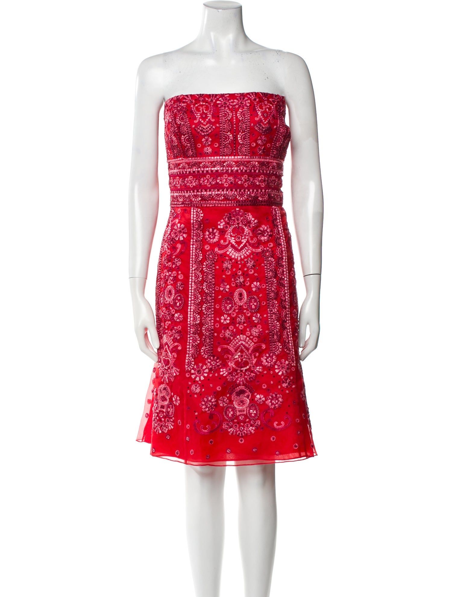 Carolina Herrera Printed Mini Dress