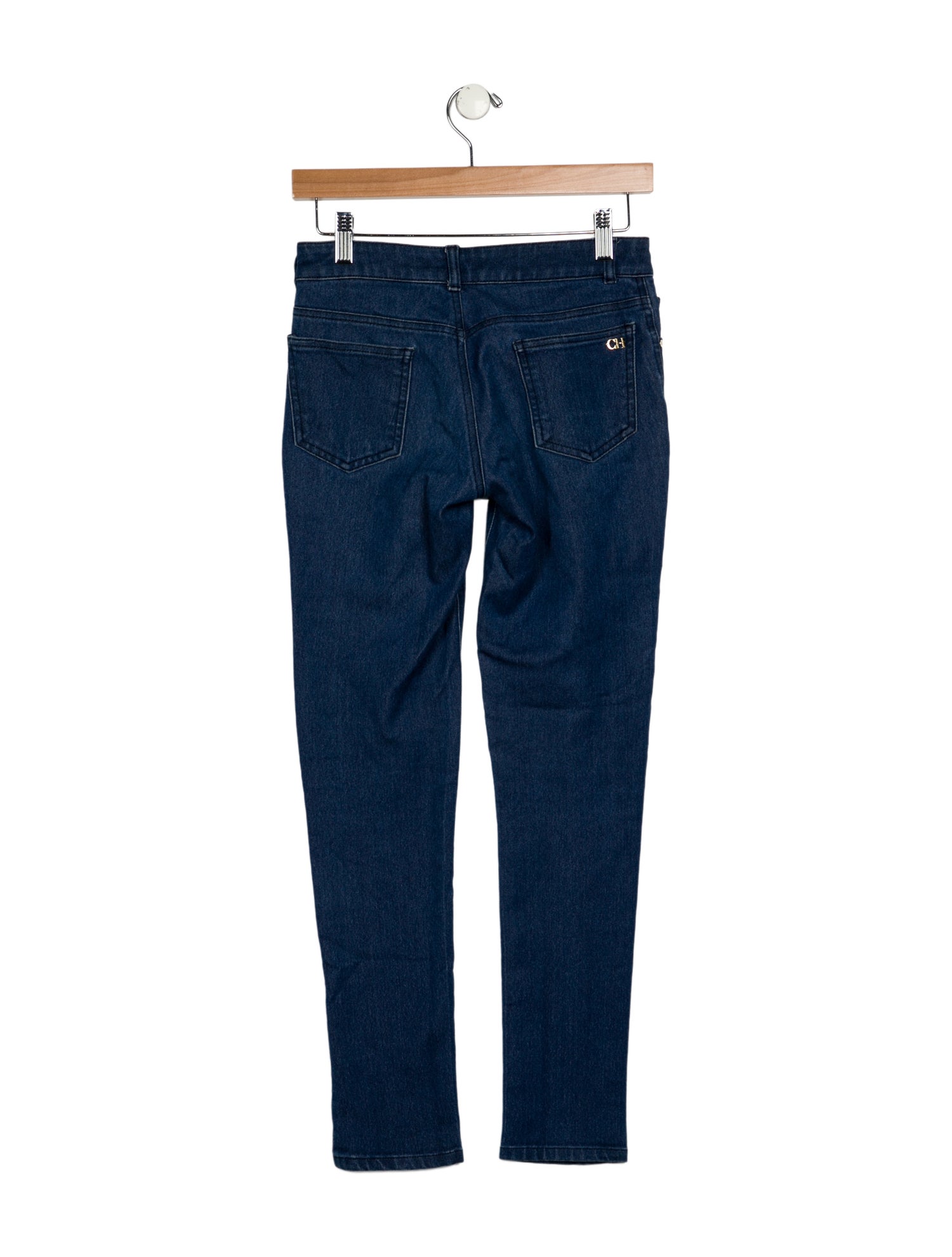 CH Carolina Herrera Low-Rise Skinny Leg Jeans