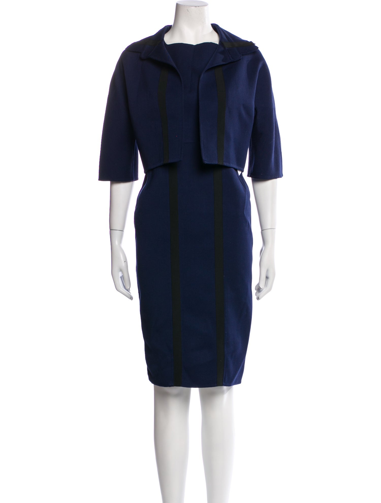 Carolina Herrera Virgin Wool Dress Set