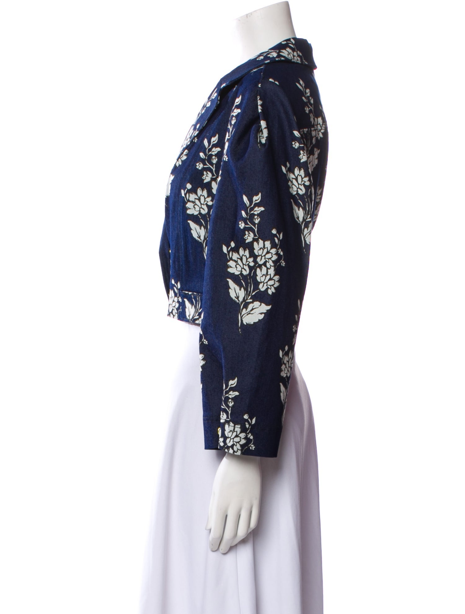Carolina Herrera Floral Print Evening Jacket w/ Tags