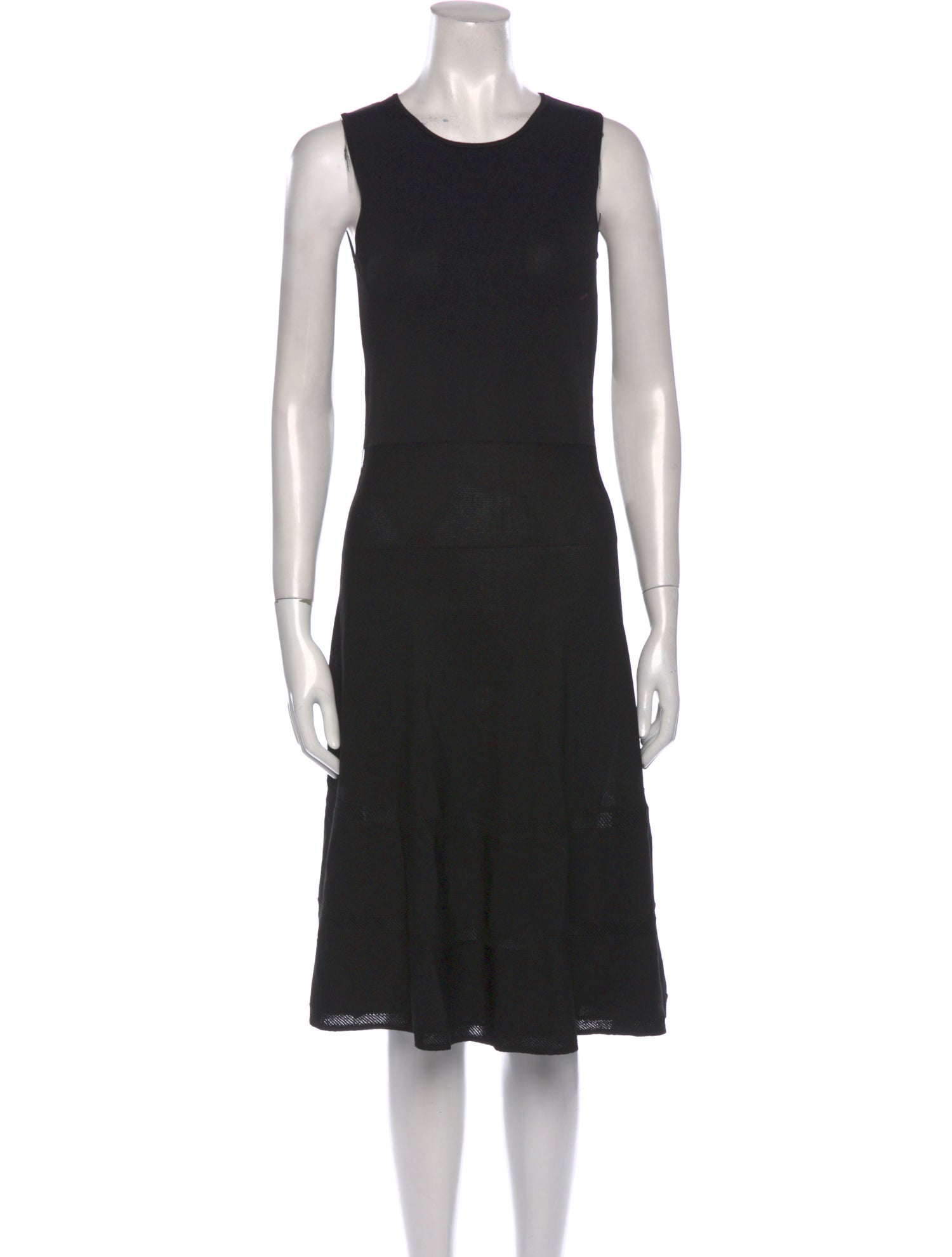 Carolina Herrera Crew Neck Midi Length Dress