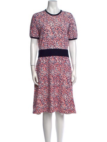 Carolina Herrera Dresses Virgin Wool Knee-Length Dress XL