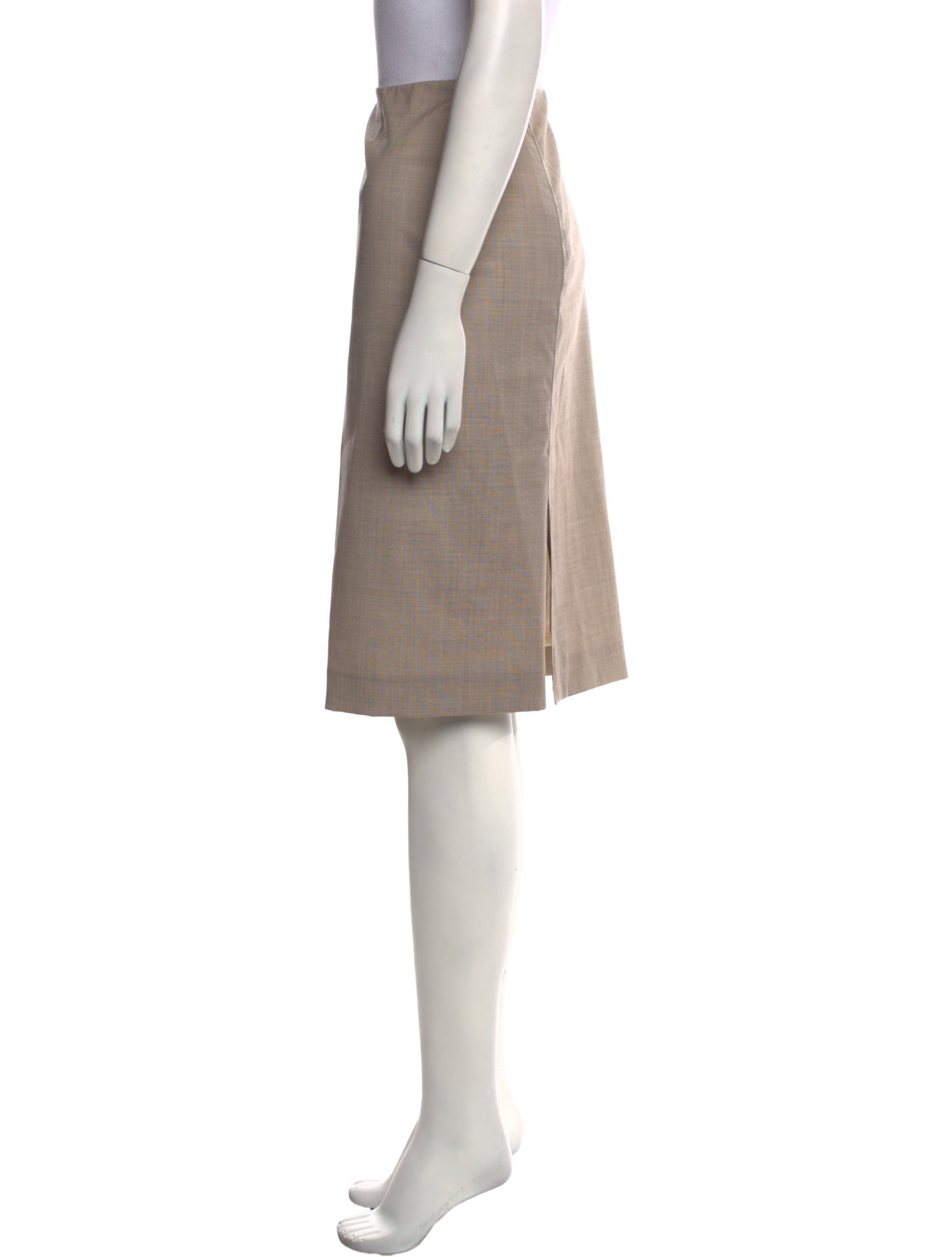 Carolina Herrera Virgin Wool Knee-Length Skirt