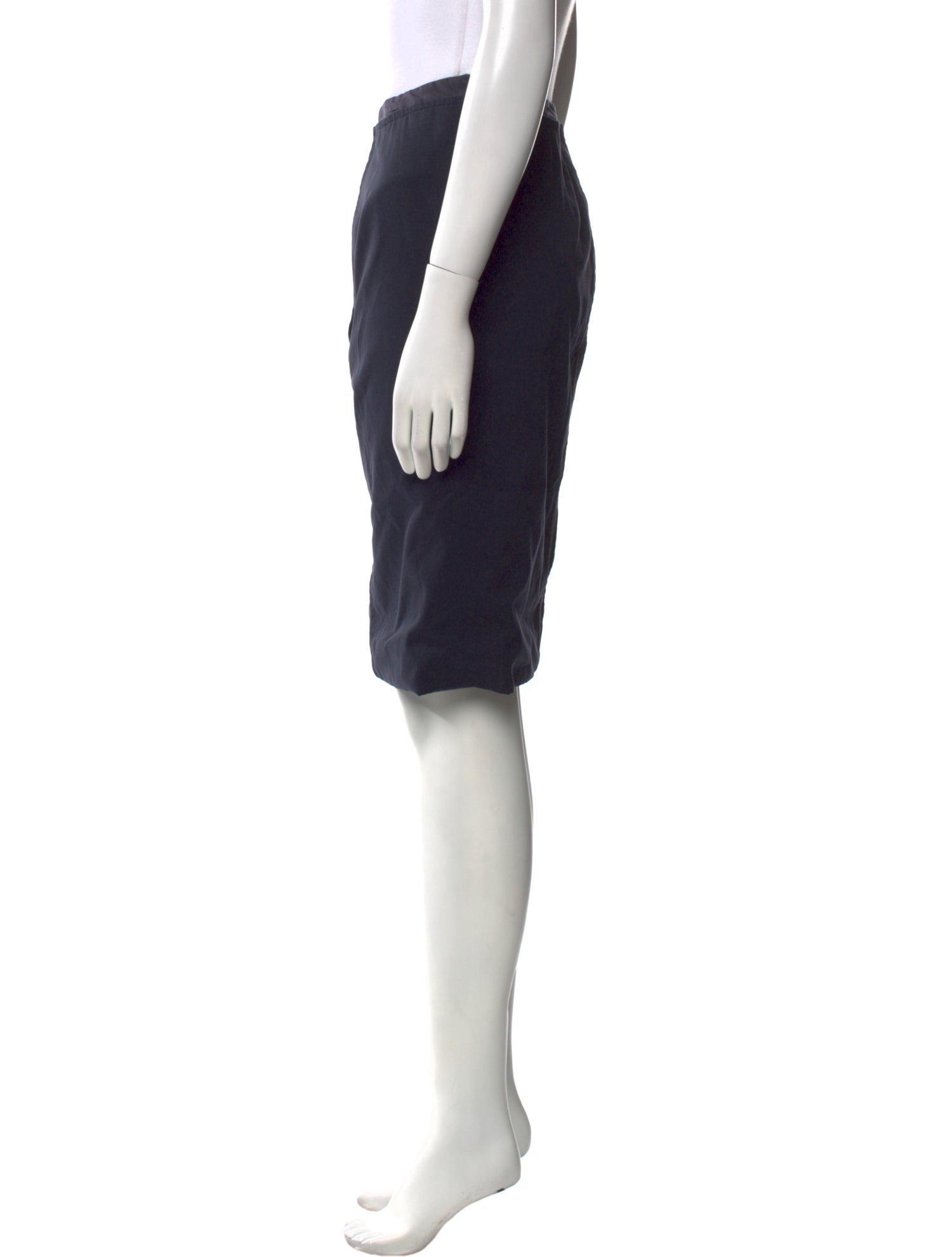 Carolina Herrera Pleated Accents Knee-Length Skirt