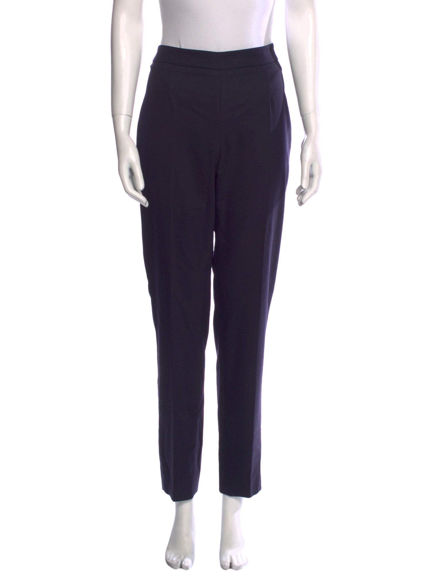 Carolina Herrera Virgin Wool Straight Leg Pants