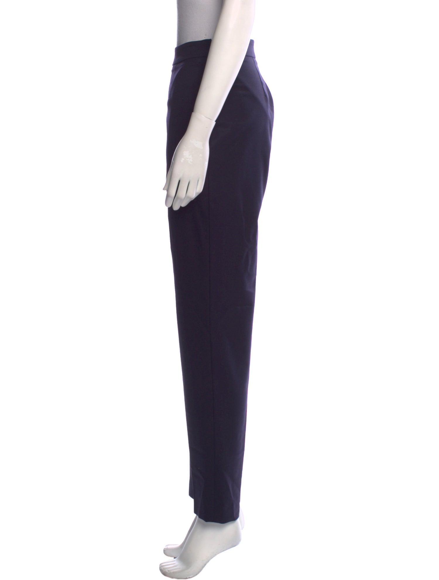 Carolina Herrera Virgin Wool Straight Leg Pants