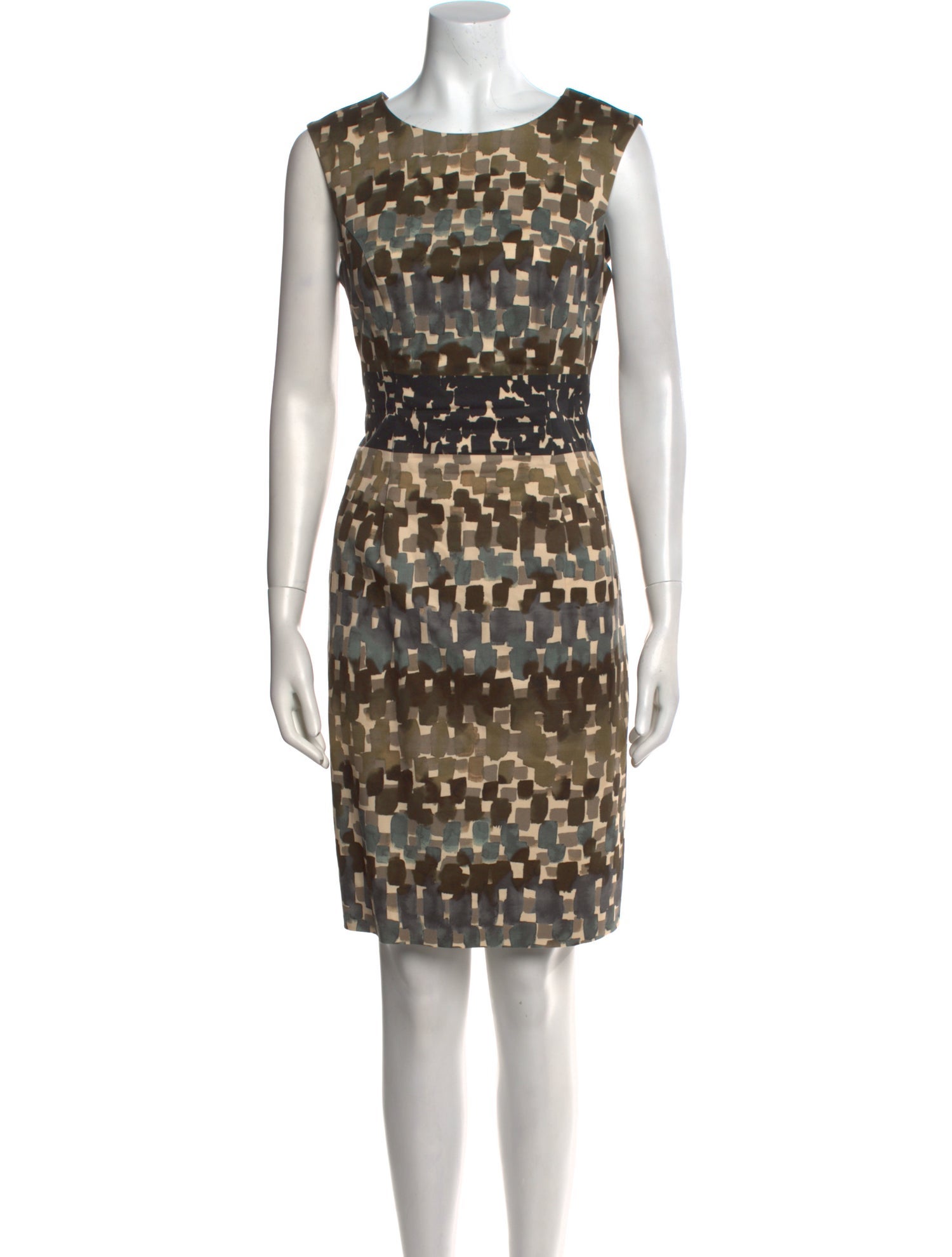 Carolina Herrera Printed Knee-Length Dress