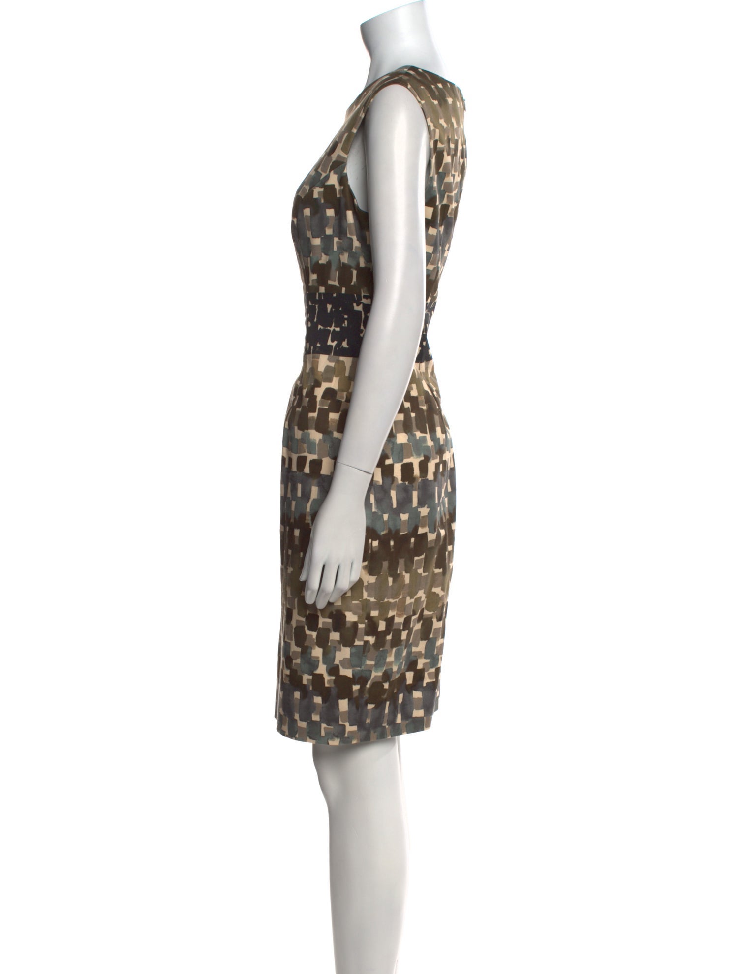 Carolina Herrera Printed Knee-Length Dress