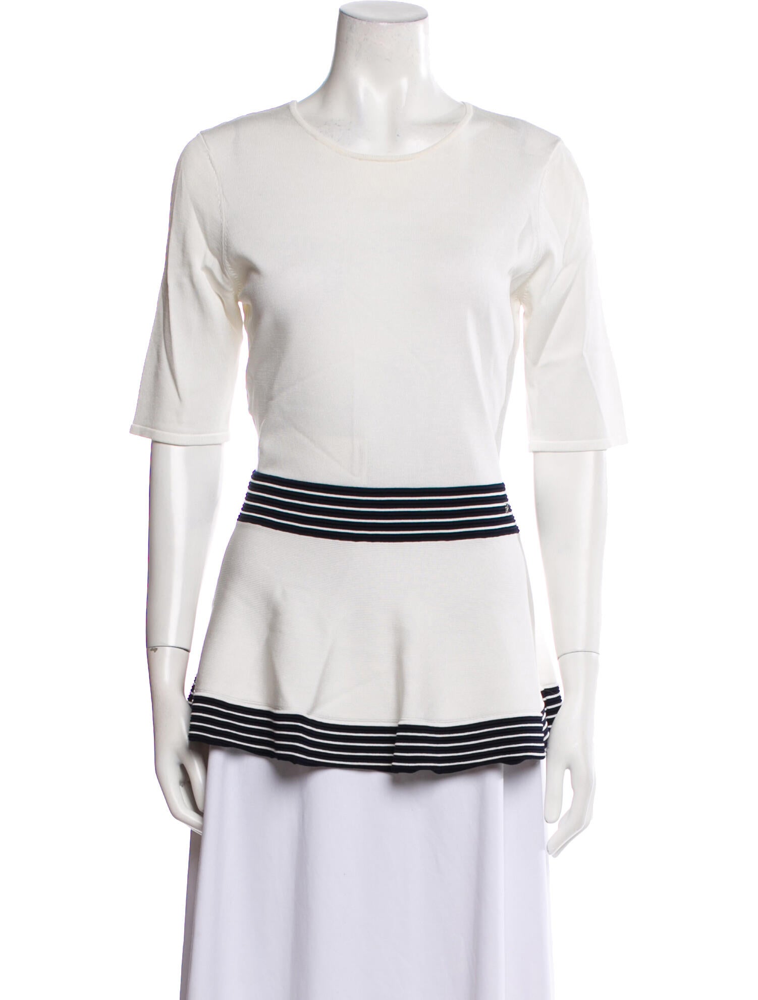 Carolina Herrera Scoop Neck Short Sleeve T-Shirt