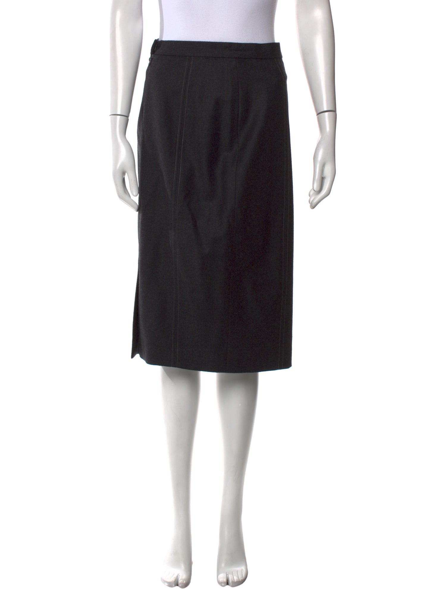 Carolina Herrera Silk Knee-Length Skirt