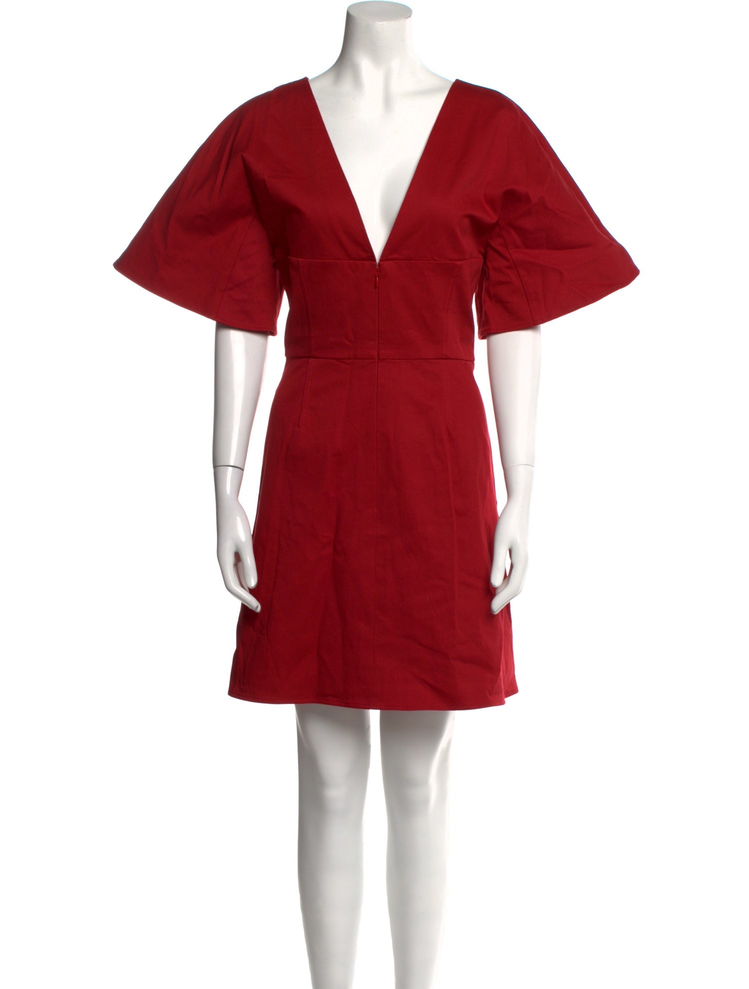 Carolina Herrera V-Neck Mini Dress w/ Tags