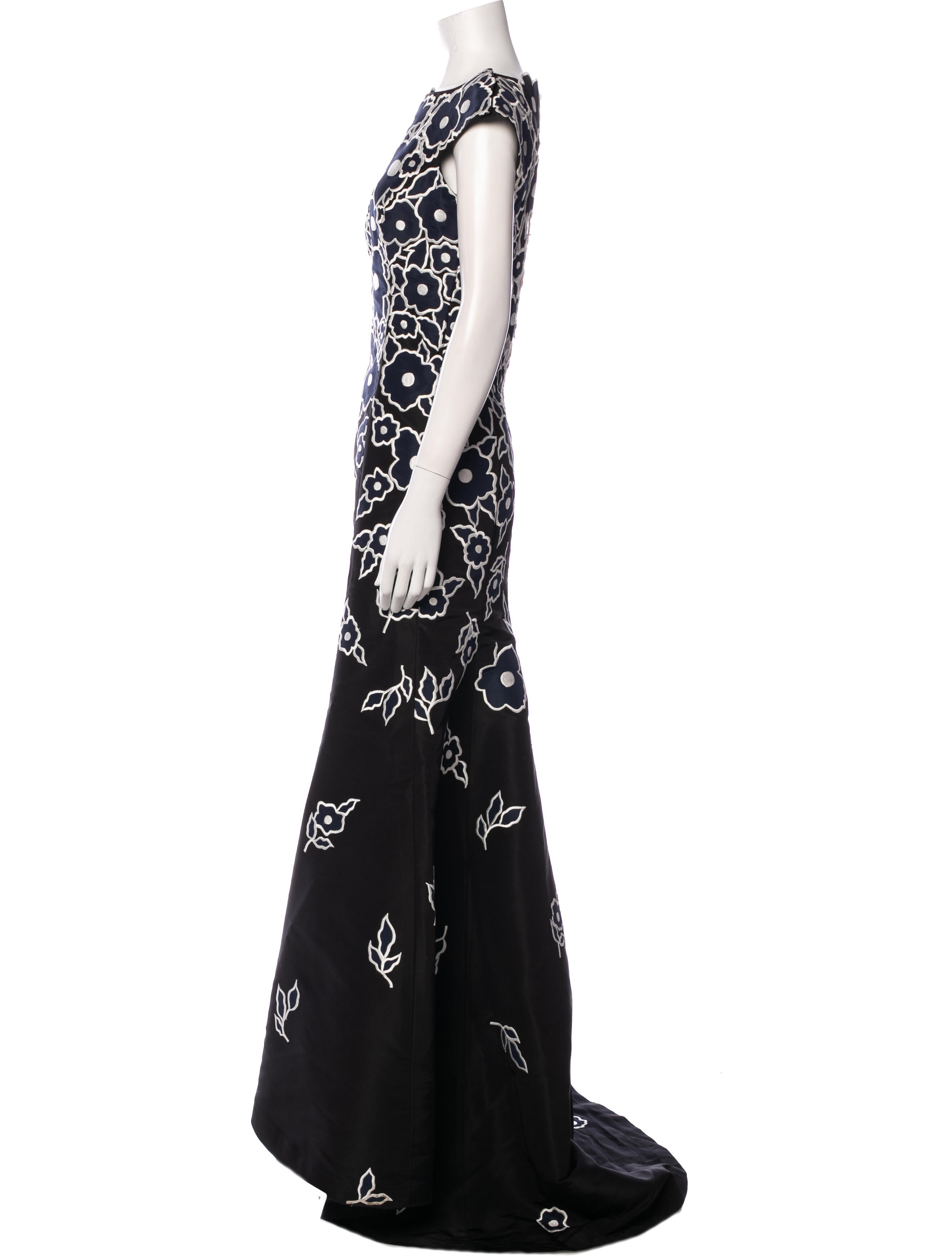 Carolina Herrera Silk Long Dress
