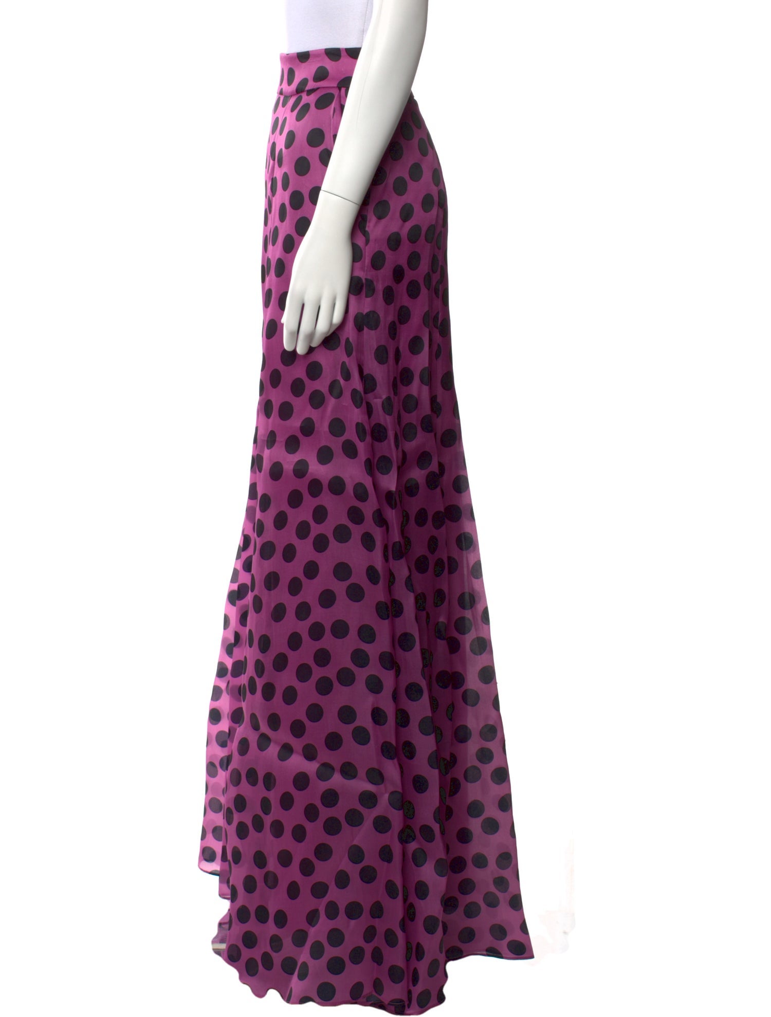 Carolina Herrera Silk Wide Leg Pants