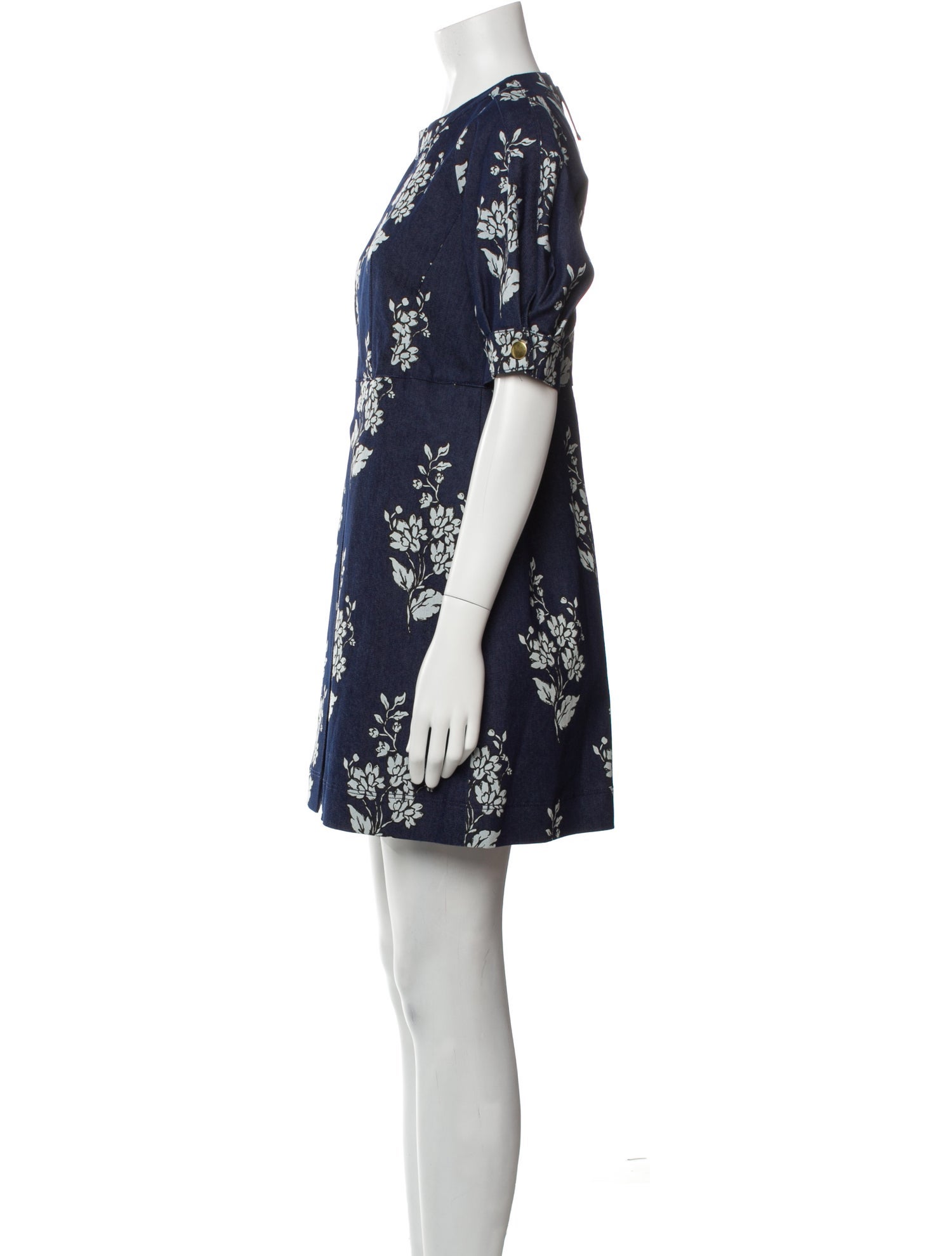 Carolina Herrera Floral Print Mini Dress