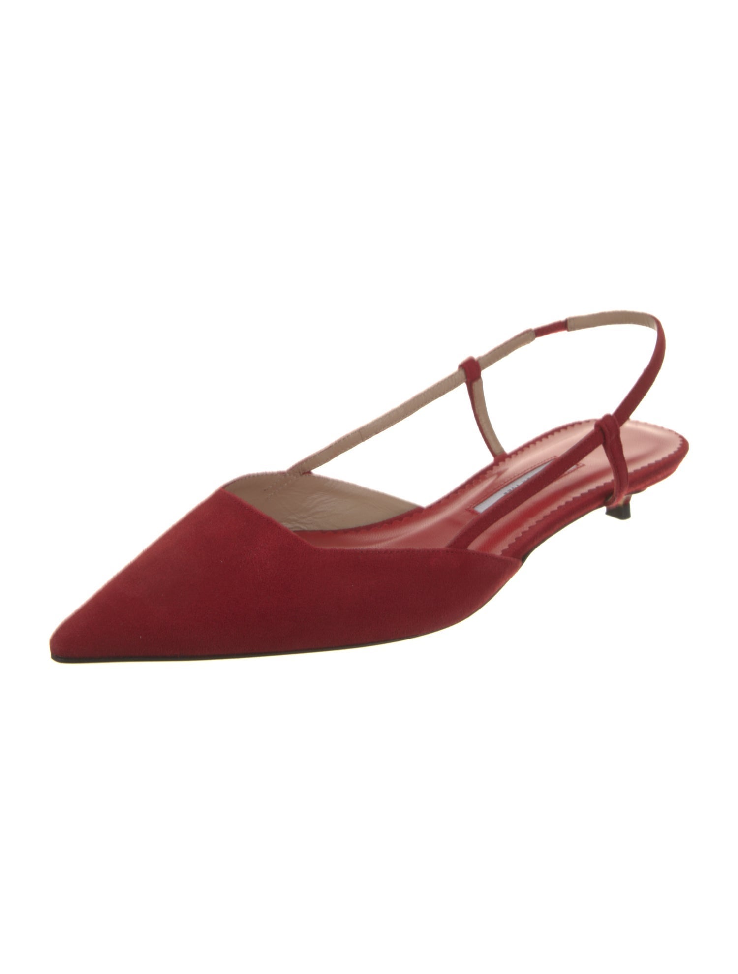 Carolina Herrera Suede Slingback Pumps