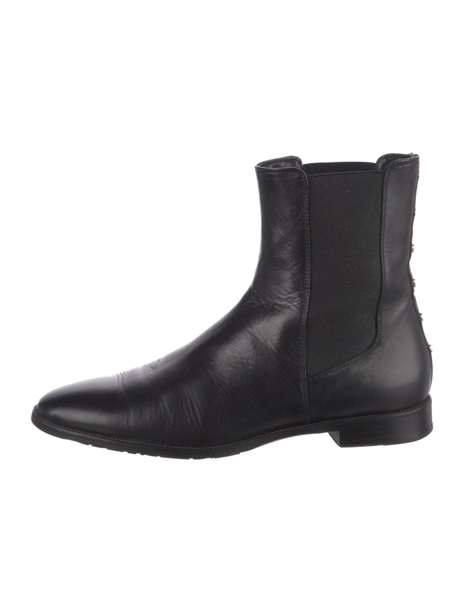 Carolina Herrera Leather Chelsea Boots