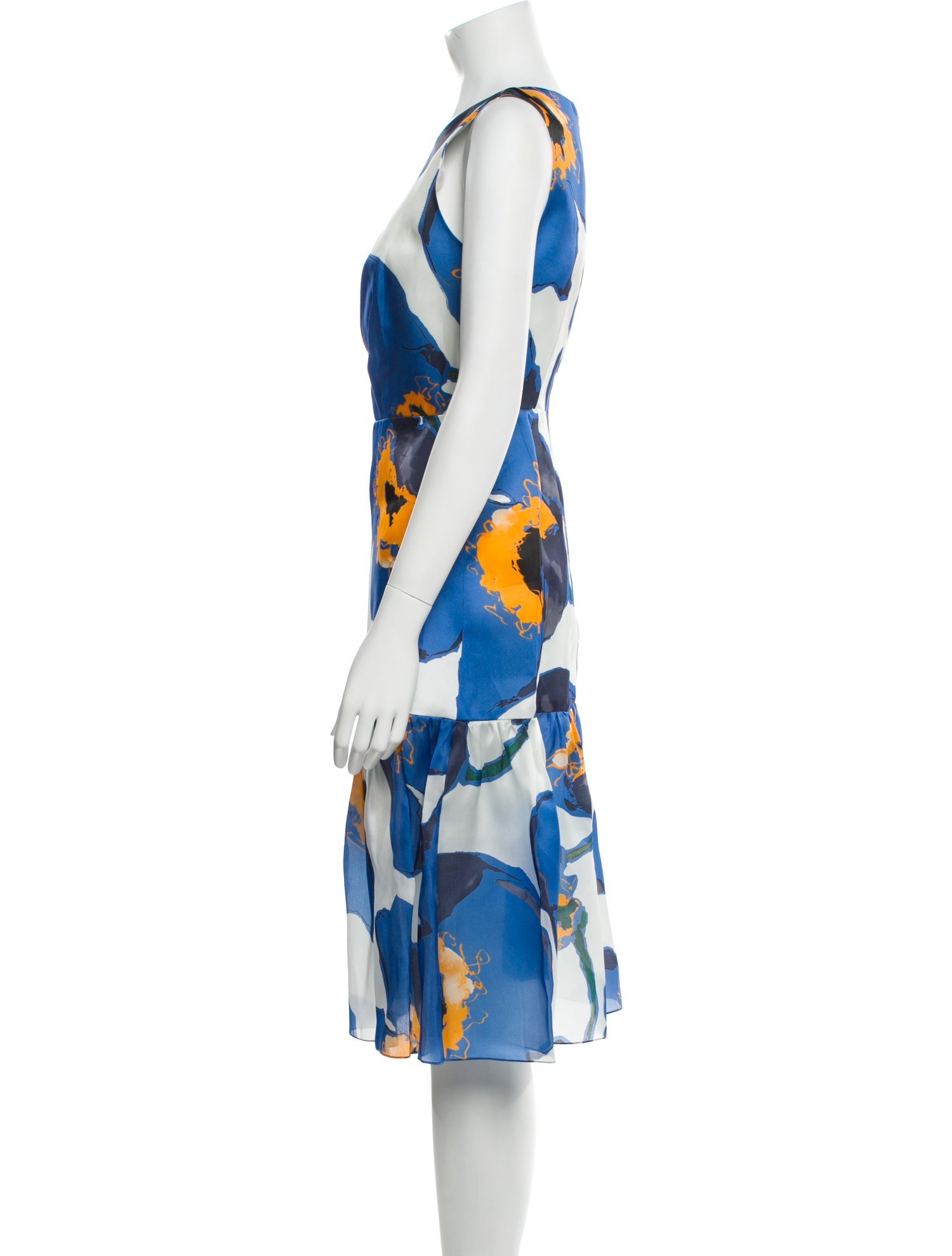 Carolina Herrera Silk Midi Length Dress w/ Tags