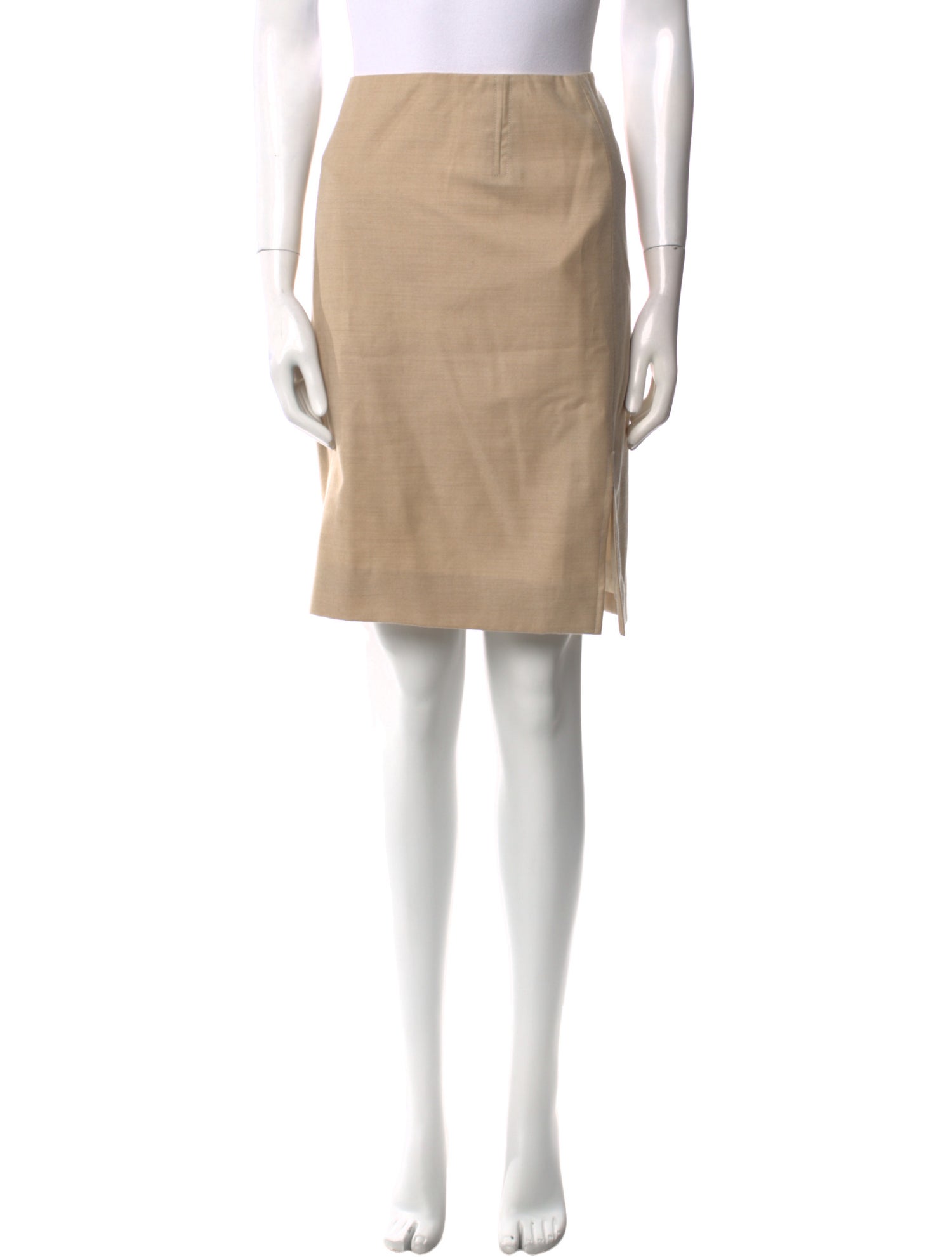 Carolina Herrera Virgin Wool Knee-Length Skirt