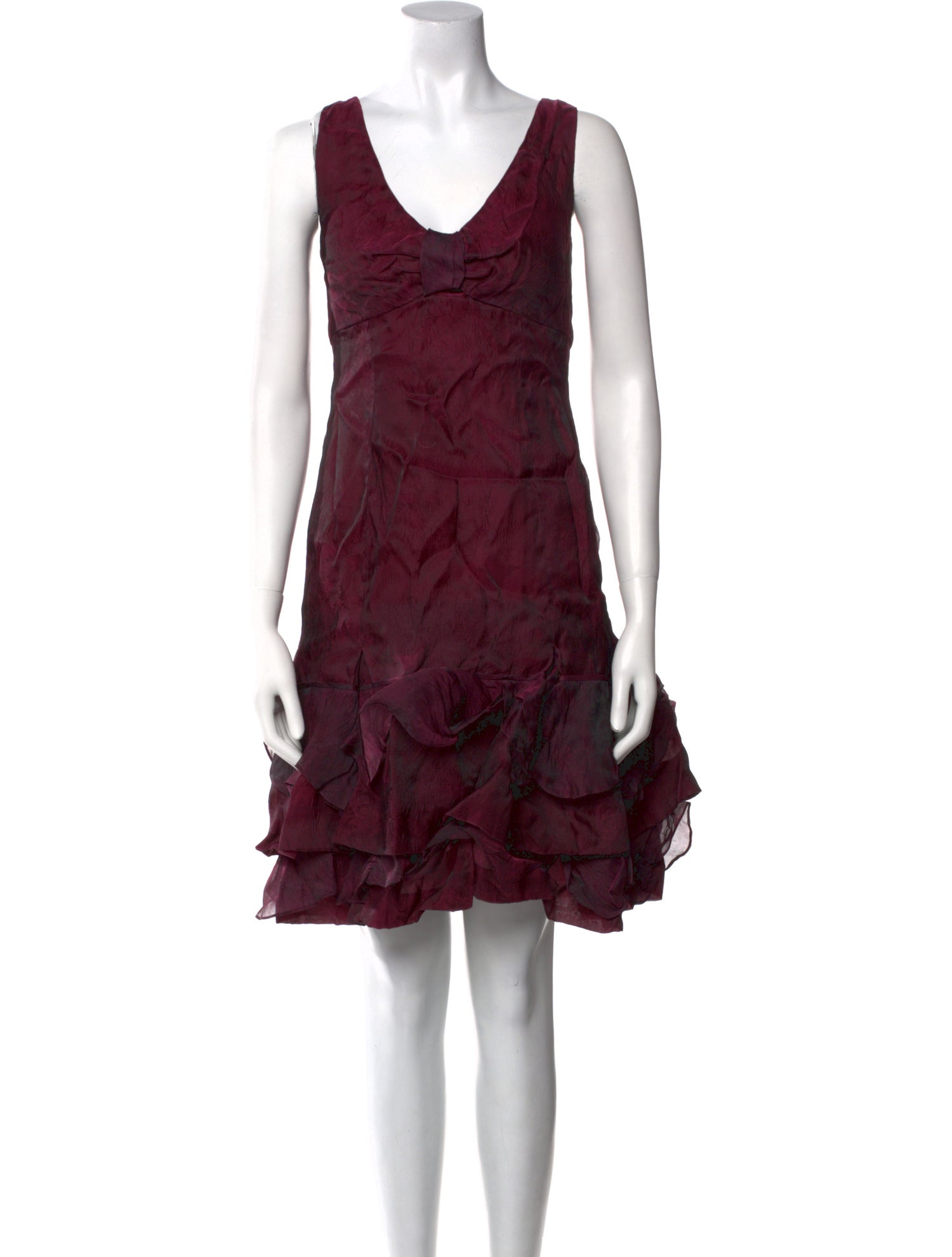 Carolina Herrera Silk Mini Dress