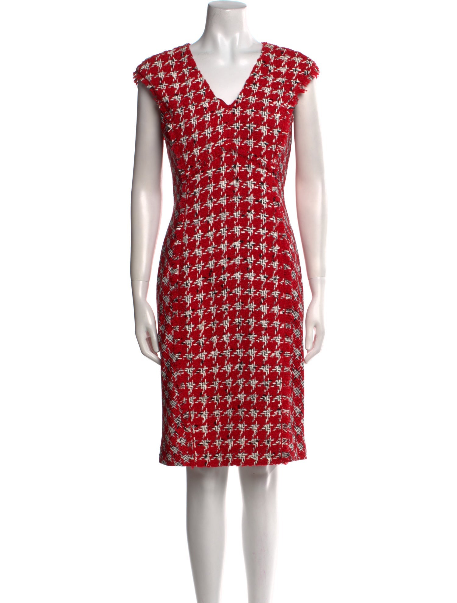CH Carolina Herrera Printed Knee-Length Dress
