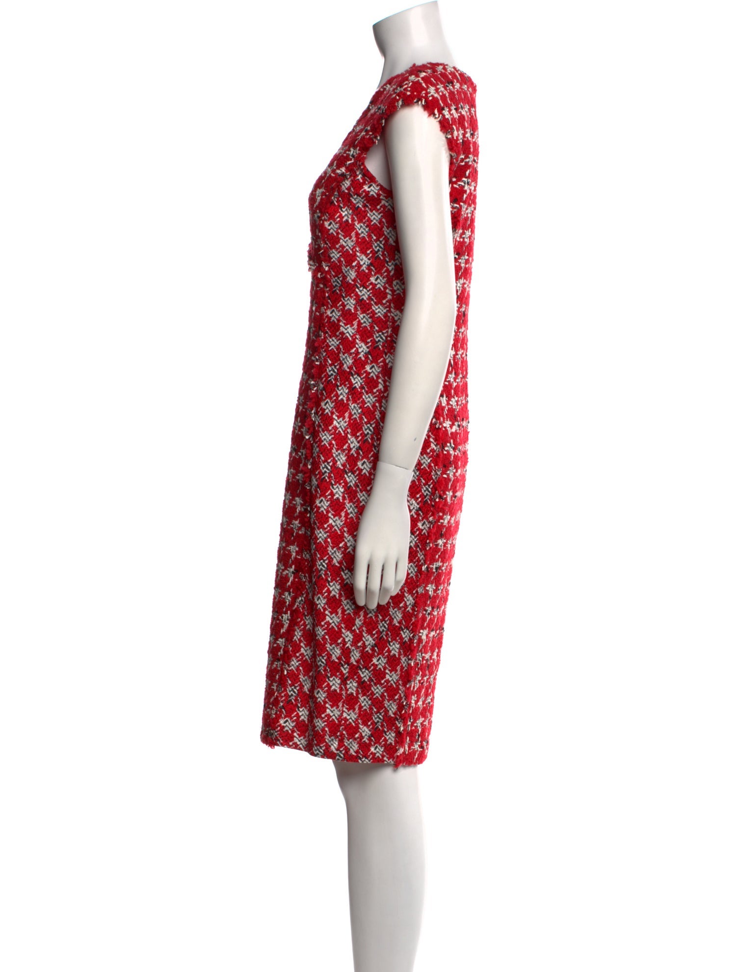 CH Carolina Herrera Printed Knee-Length Dress