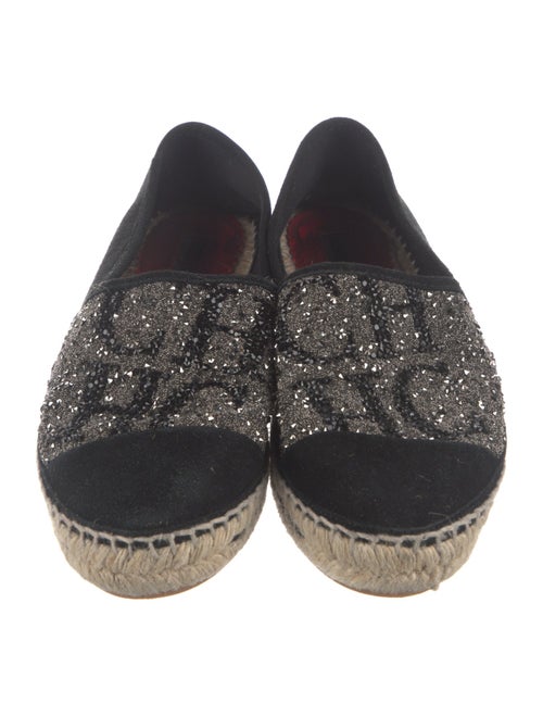 Carolina Herrera Suede Printed Espadrilles
