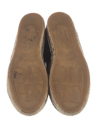 Carolina Herrera Suede Printed Espadrilles