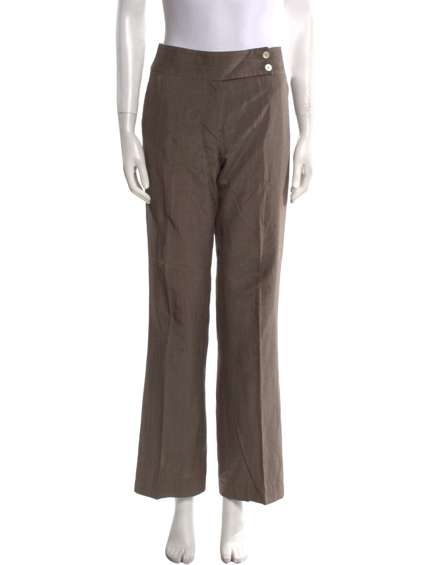 Carolina Herrera Silk Wide Leg Pants