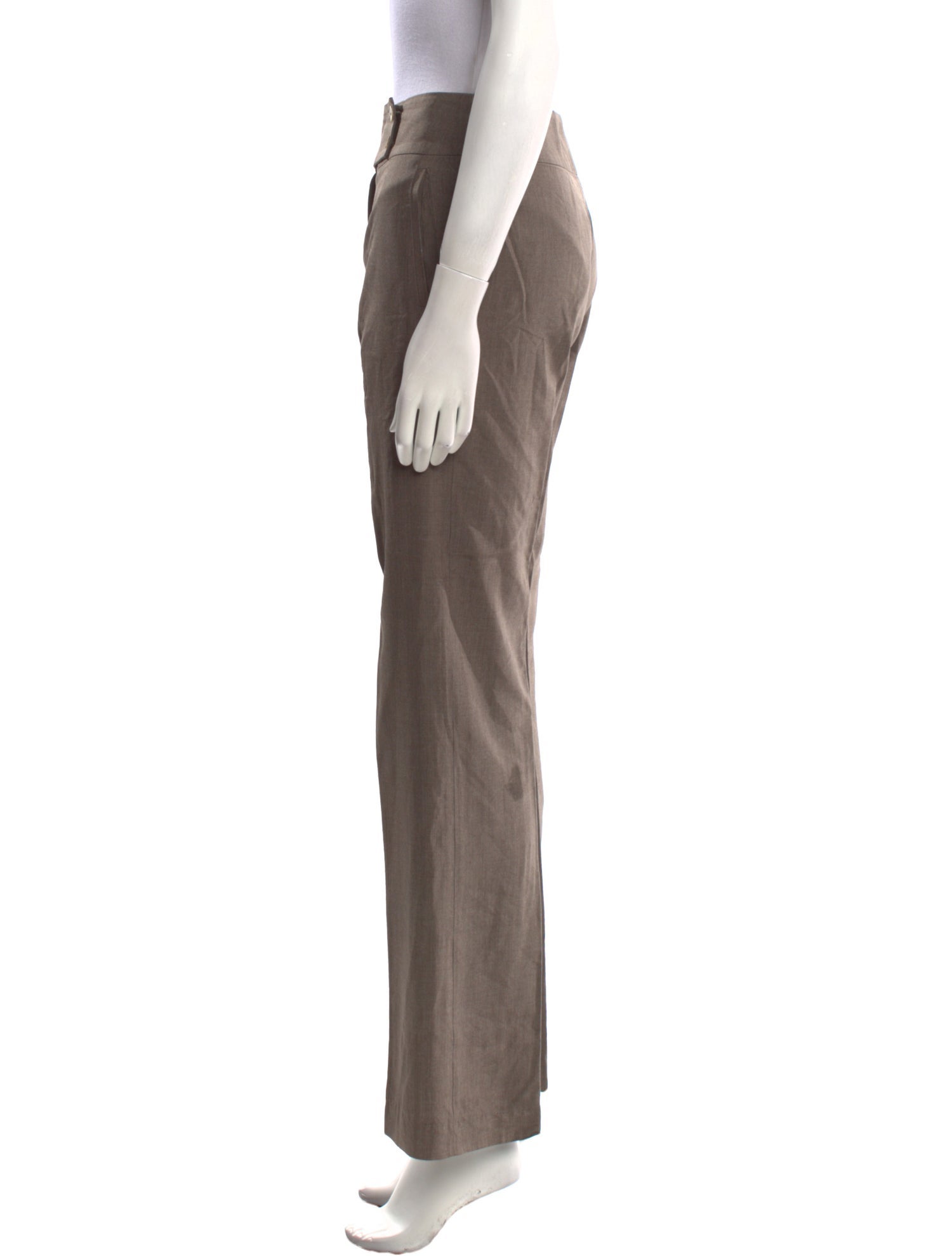 Carolina Herrera Silk Wide Leg Pants
