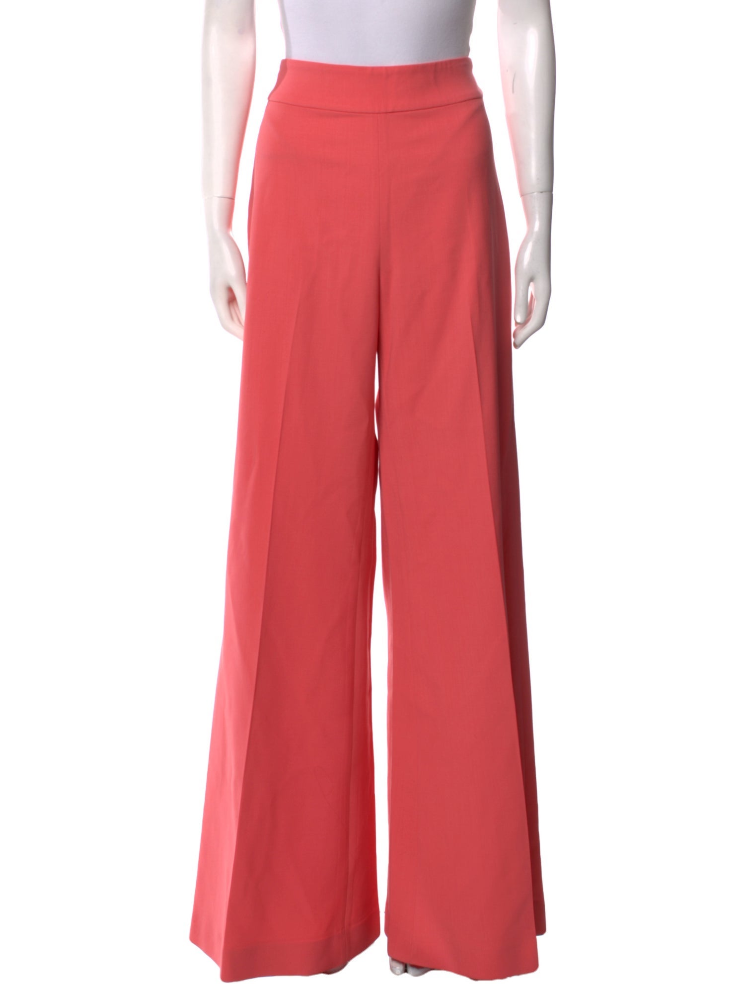 Carolina Herrera Virgin Wool Wide Leg Pants
