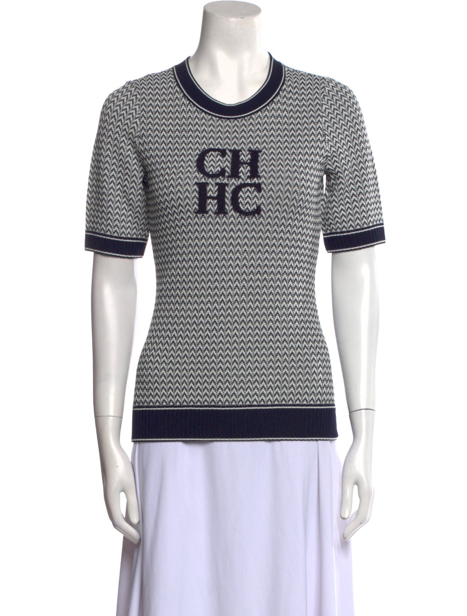 Carolina Herrera Printed Crew Neck T-Shirt
