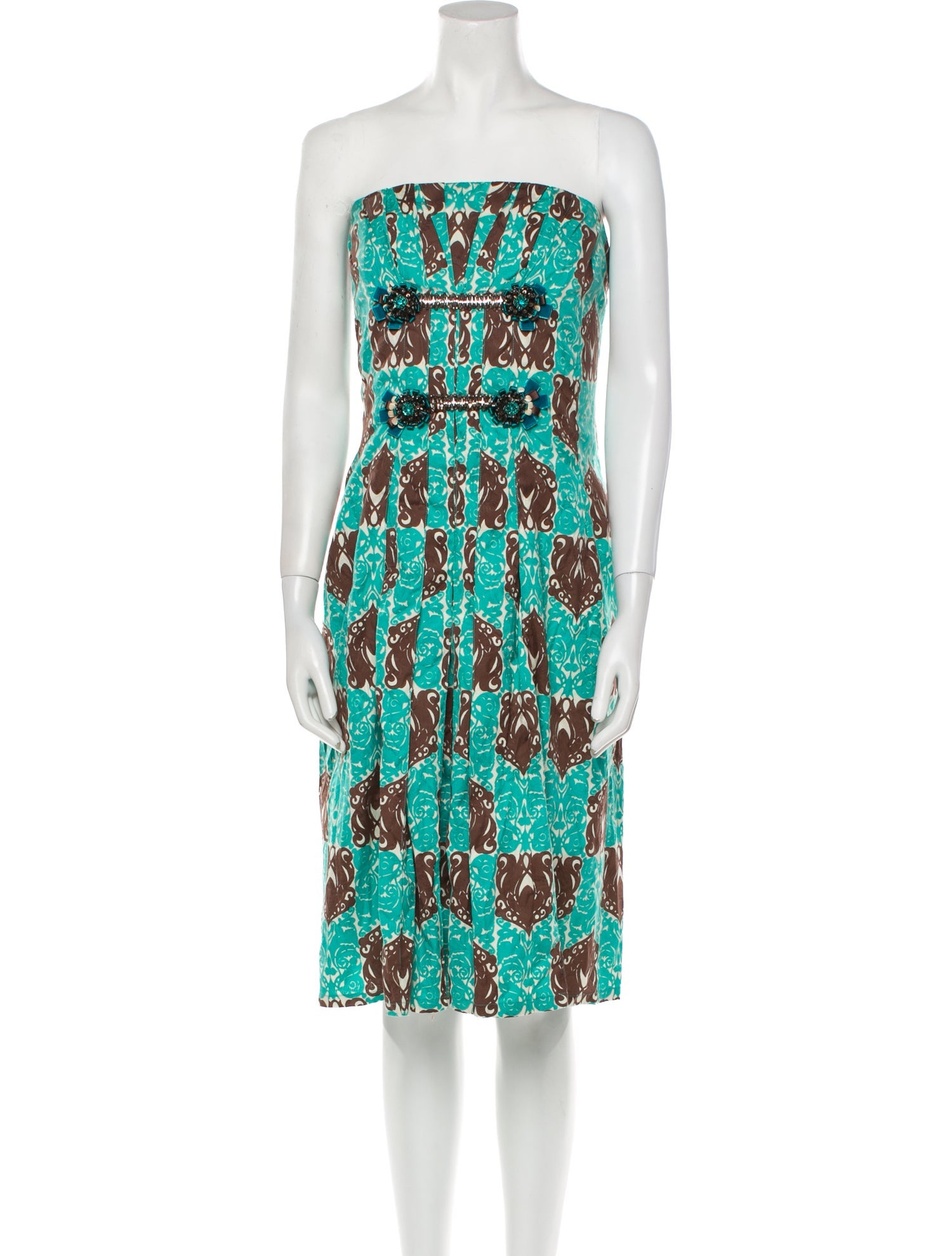 Carolina Herrera Silk Mini Dress