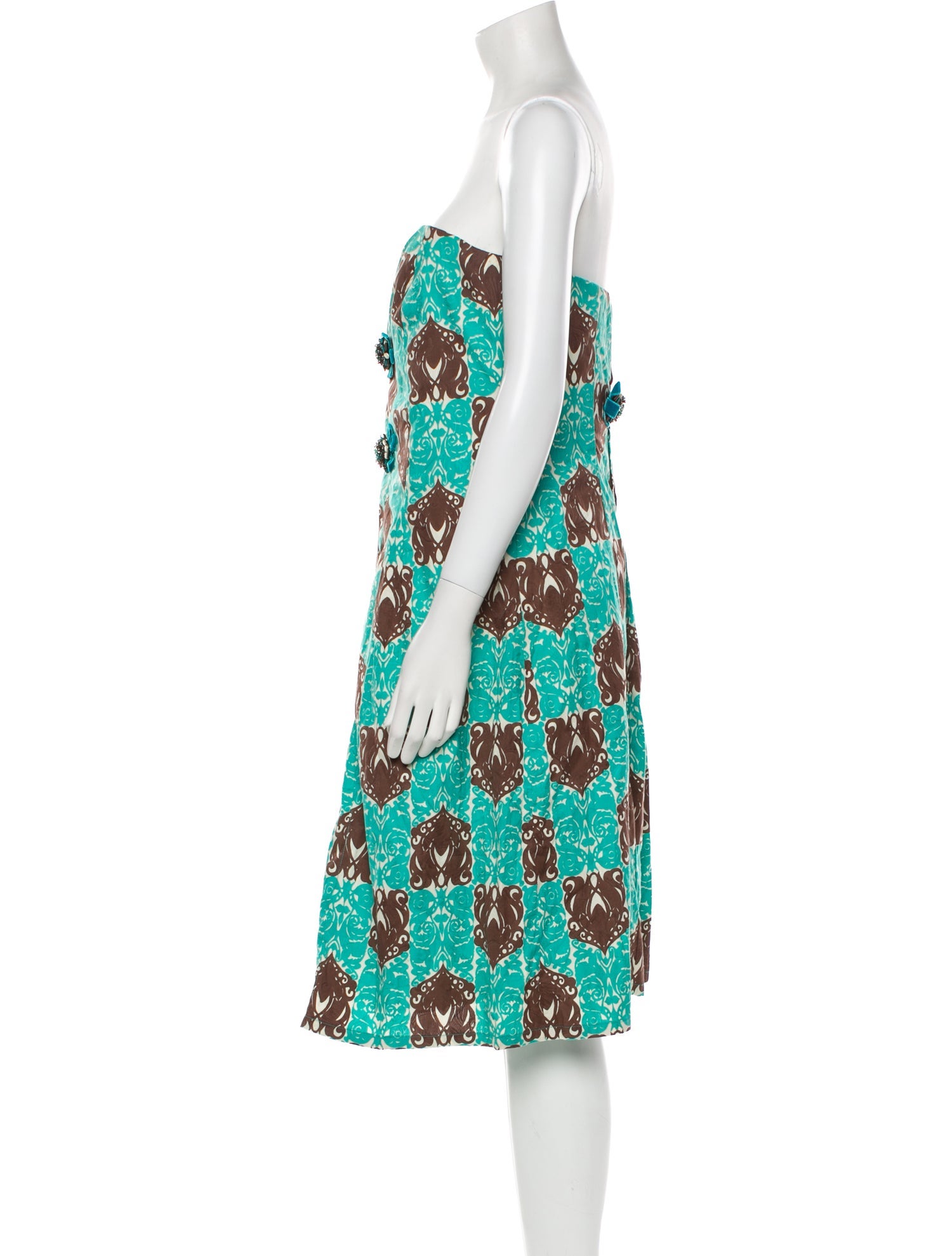 Carolina Herrera Silk Mini Dress