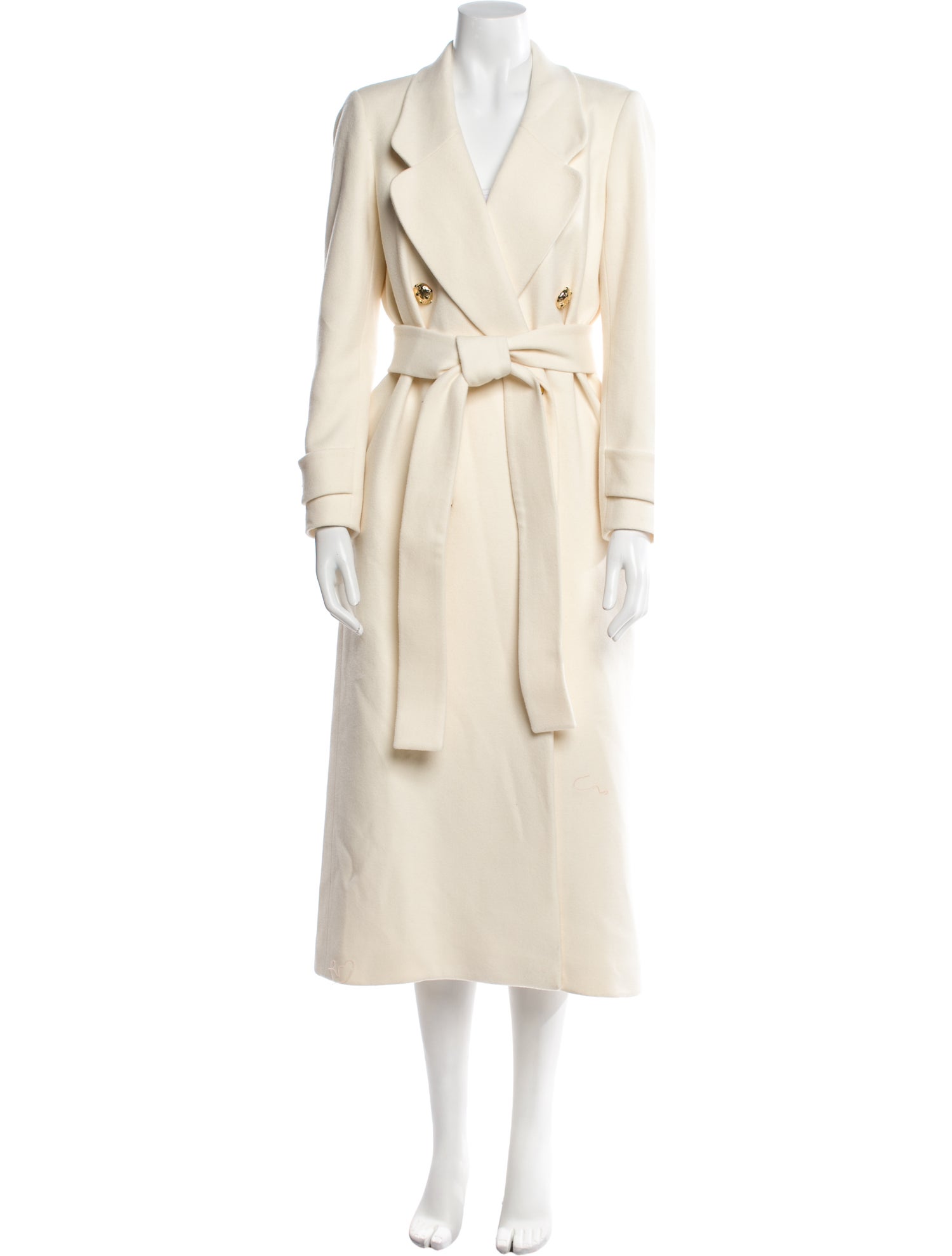 Carolina Herrera Virgin Wool Trench Coat