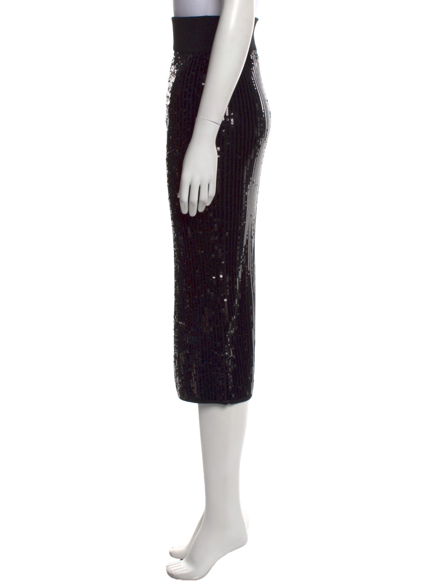 Carolina Herrera Sequin Embellishments Midi Length Skirt