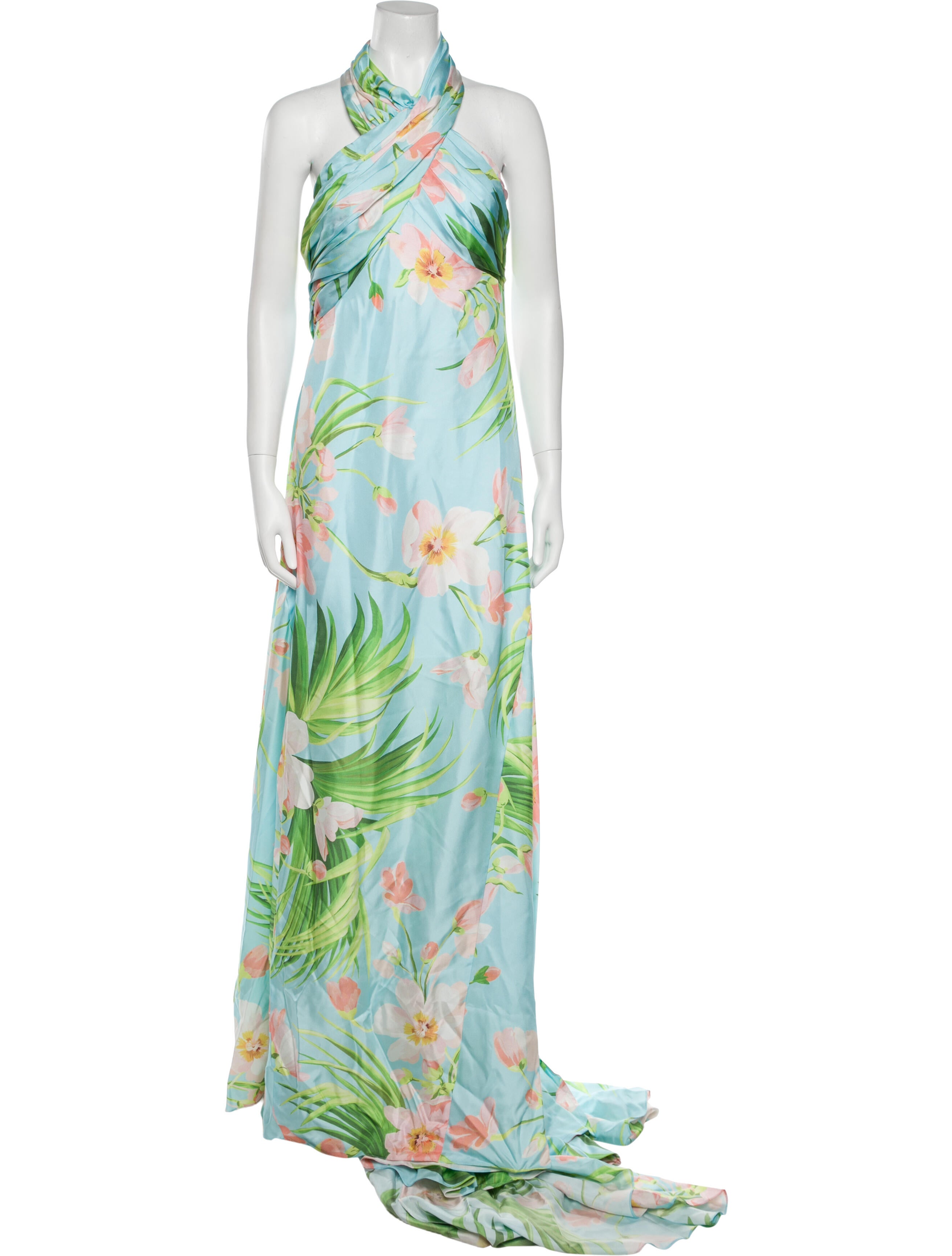 Carolina Herrera Silk Long Dress w/ Tags